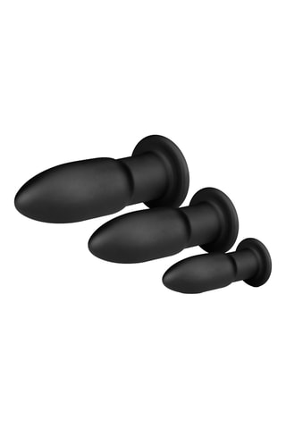 Set d'entraînement anal waterproof Cluster Bombs - 3 pièces - 15 à 19 cm
