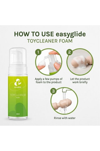 Mousse nettoyante pour jouets intimes EasyGlide - 160 ml