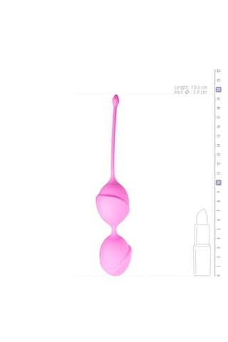 Boules de geisha doubles - Rose