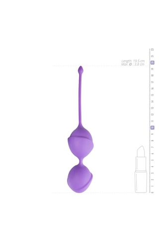 Boules de geisha doubles - Violet