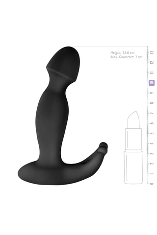 Vibromasseur prostatique - Noir - 11 cm
