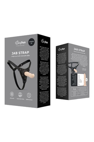 Godemiché ceinture avec harnais Banger Strap - 15,5 cm