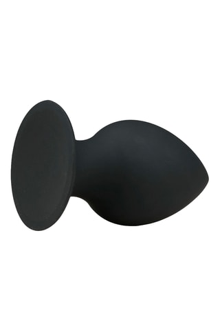 Plug anal large Easytoys - Noir - 9 cm