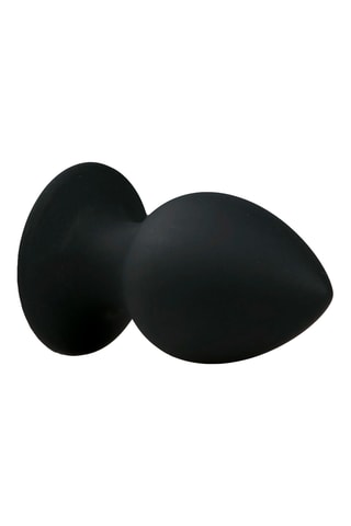 Plug anal large Easytoys - Noir - 9 cm