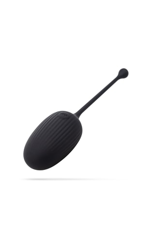 Œuf vibrant avec télécommande sans fil Zoé - Noir - 8 cm