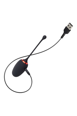 Œuf vibrant avec télécommande sans fil Zoé - Noir - 8 cm