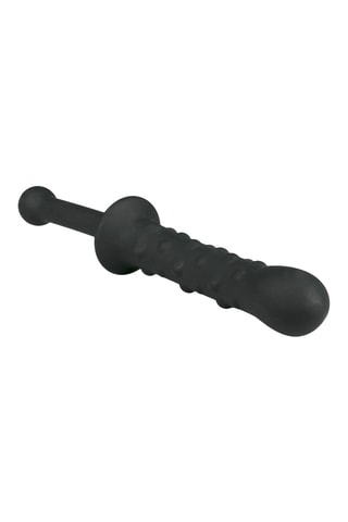 Godemichet avec poignée The Handler - Noir - 14 cm