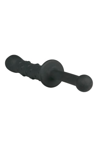 Godemichet avec poignée The Handler - Noir - 14 cm