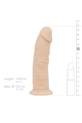 Godemiché réaliste waterproof Harris - Beige - 15 cm