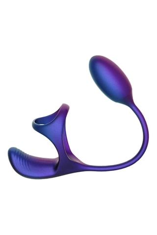 Anneau pénien double stimulation waterproof Halo Orbit Hueman - Violet