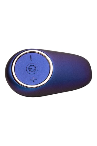 Vibromasseur anal avec anneau pénien Black Hole - Violet - 11 cm