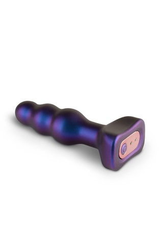 Plug anal vibrant Space Invader - Violet - 10,5 cm