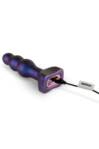 Plug anal vibrant Space Invader - Violet - 10,5 cm