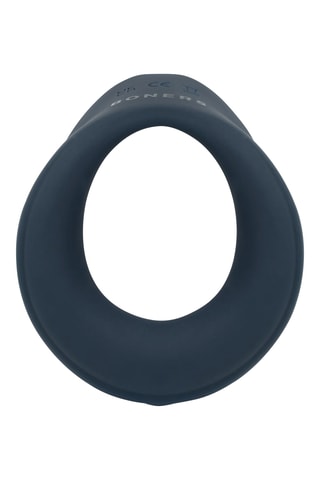 Anneau pénien vibrant avec stimulation du périnée waterproof - Bleu marine