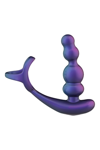 Plug anal vibrant Galaxy Force avec télécommande - 13,5 cm
