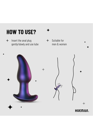 Plug anal Rimming Asteroid - Violet - 11 cm
