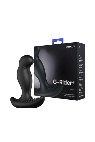 Vibromasseur Unisexe courbé G-Rider+ - Noir - 10 cm