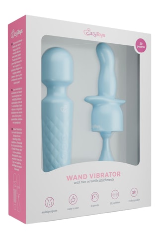 Mini Wand Vibrant EasyToys - Bleu
