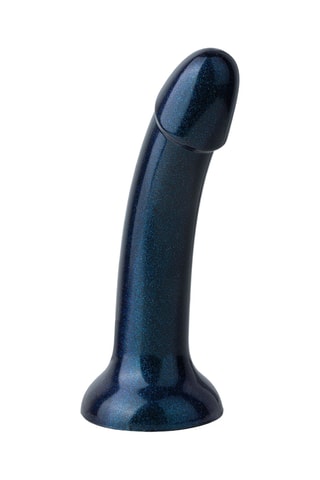 Godemiché waterproof Metallic Glitter - Noir - 15,2 cm
