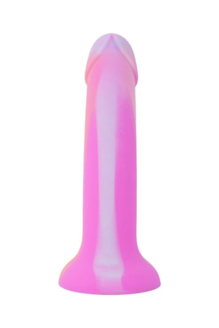 Godemiché waterproof Candy Swirl - Rose - 15,2 cm