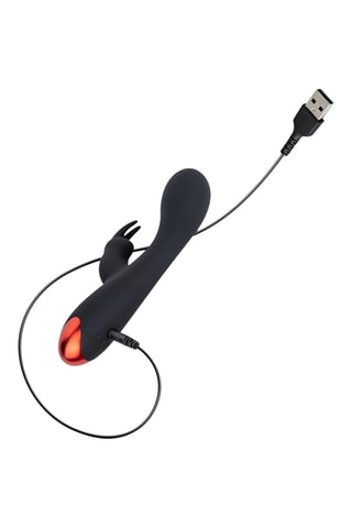 Vibromasseur Rabbit Beate - Noir - 9,5 cm