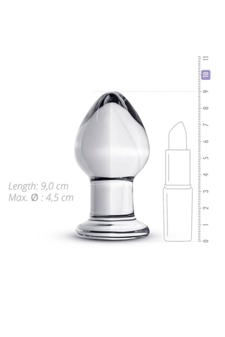 Plug anal Gildo - Transparent - 7 cm