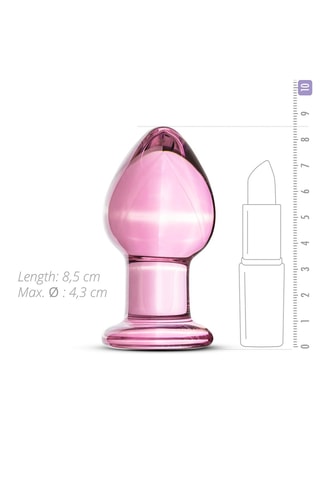 Plug anal Gildo - Rose - 7 cm