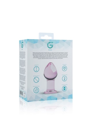 Plug anal Gildo - Rose - 7 cm