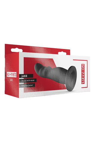 Godemiché waterproof Jake - Noir - 17,7 cm