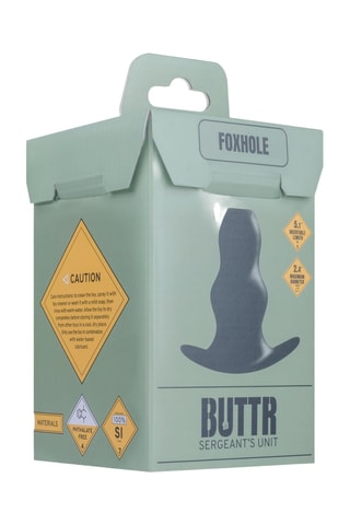 Plug anal creux Foxhole Hollow - 13,5 cm
