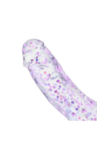 Godemiché Glitter Purple EasyToys - Violet - 10 cm