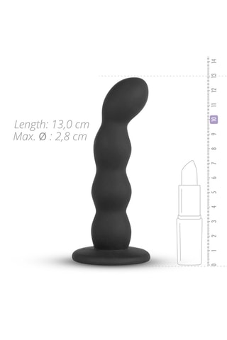 Harnais godemiché waterproof - Noir - 11,5 cm