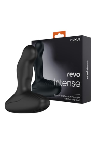 Vibromasseur prostatique Revo Intense - Noir - 9,5 cm