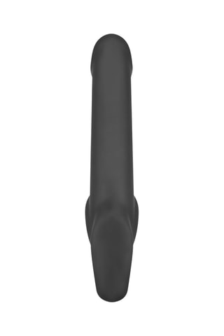 Godemiché strapless waterproof Morgan - Noir - 13 cm