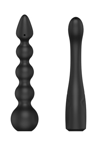 Kit de douche intime en silicone - 2 produits - 12,3 et 15 cm