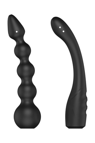 Kit de douche intime en silicone - 2 produits - 12,3 et 15 cm