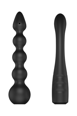 Kit de douche intime en silicone - 2 produits - 12,3 et 15 cm
