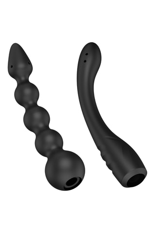 Kit de douche intime en silicone - 2 produits - 12,3 et 15 cm