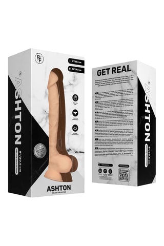 Godemiché réaliste waterproof Ashton - Beige - 14 cm