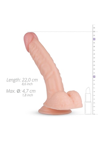 Godemiché réaliste Derek - Beige - 17 cm