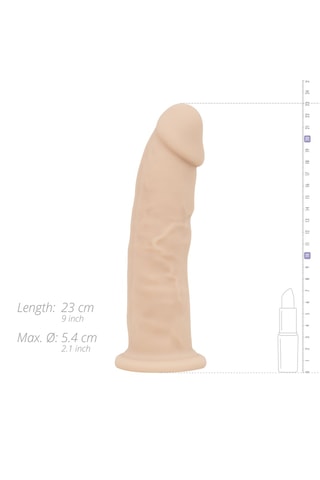 Godemiché réaliste waterproof Xavier - Beige - 23 cm