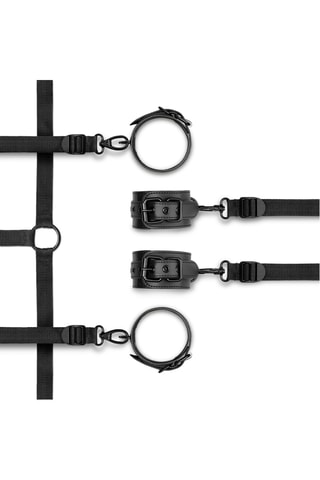Set de bondage sous-matelas - Noir