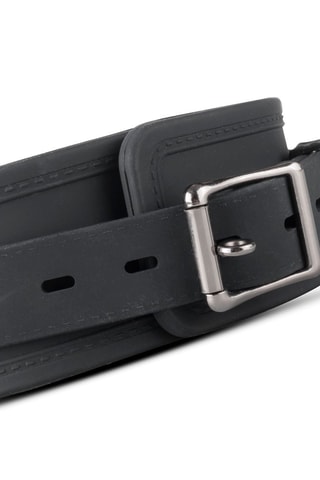 Collier avec chaîne et pinces à seins - Noir