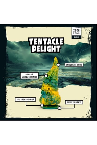 Godemiché tentacle - 17,5 cm