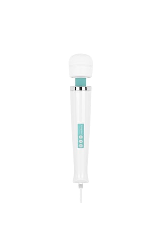 Vibromasseur MyMagicWand - Blanc et turquoise