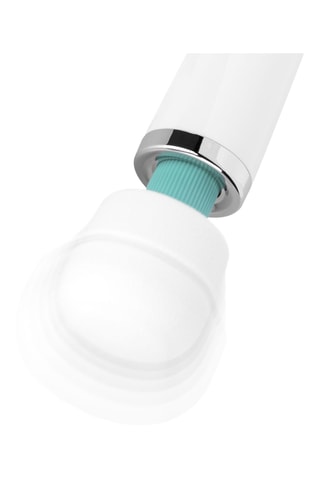 Vibromasseur MyMagicWand - Blanc et turquoise