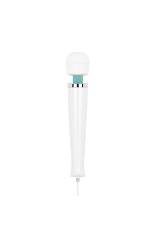 Vibromasseur MyMagicWand - Blanc et turquoise