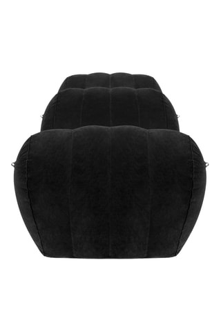 Banc gonflable - Noir - 47 x 36 x 12,5 cm
