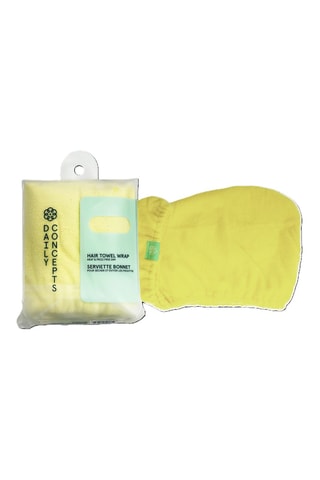 Toalla para cabello - Amarillo