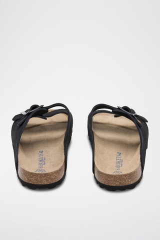 Mules en cuir - Noir